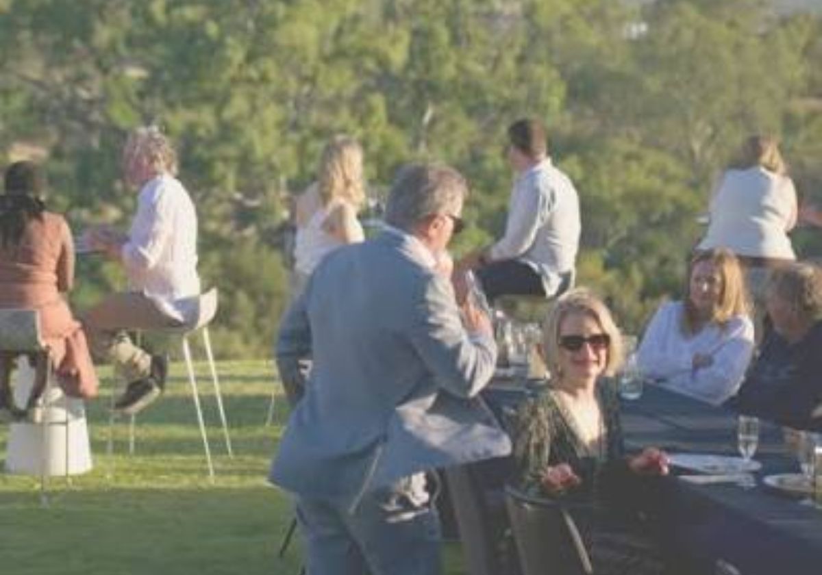 Leadership retreat at a Barossa vineyard
