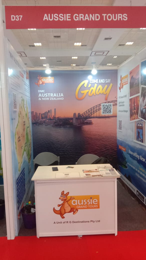 AGT booth setup at OTM 2026